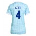 Juventus Federico Gatti #4 Bortedrakt Dame 2025-26 Korte ermer